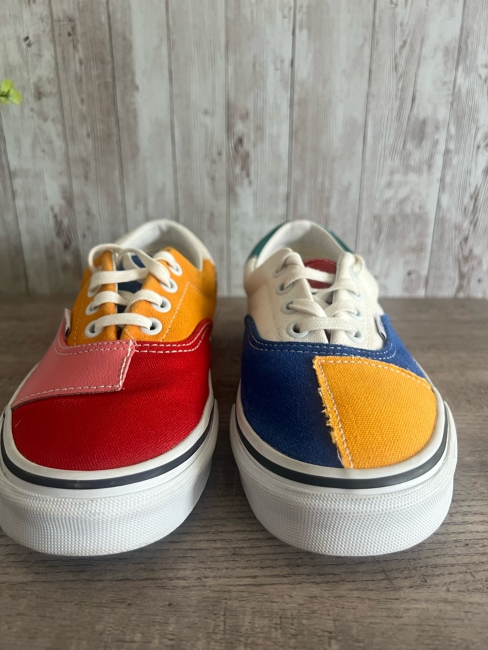 Vans Era Patchwork Colorblock Canvas Low Top Sneakers Unisex M5.5 W7 - Picture 3 of 7